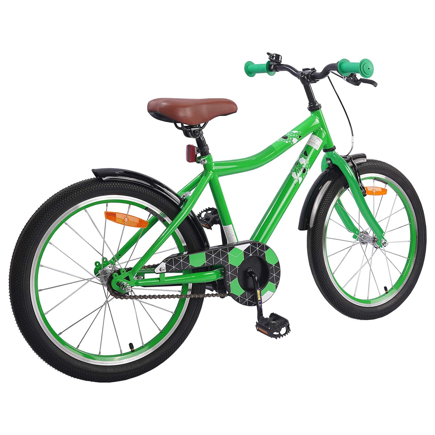 Kids Bike 20 Inches for 6-11 Years Old Green