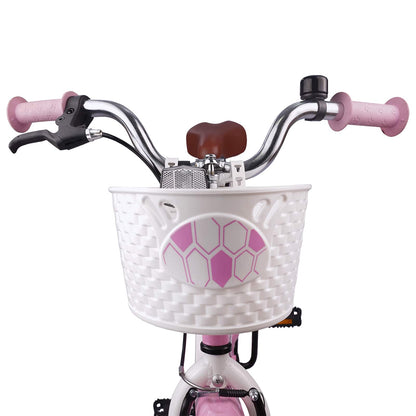 Kids Bike 18 Inches for 5-7 Years Old Light Pink
