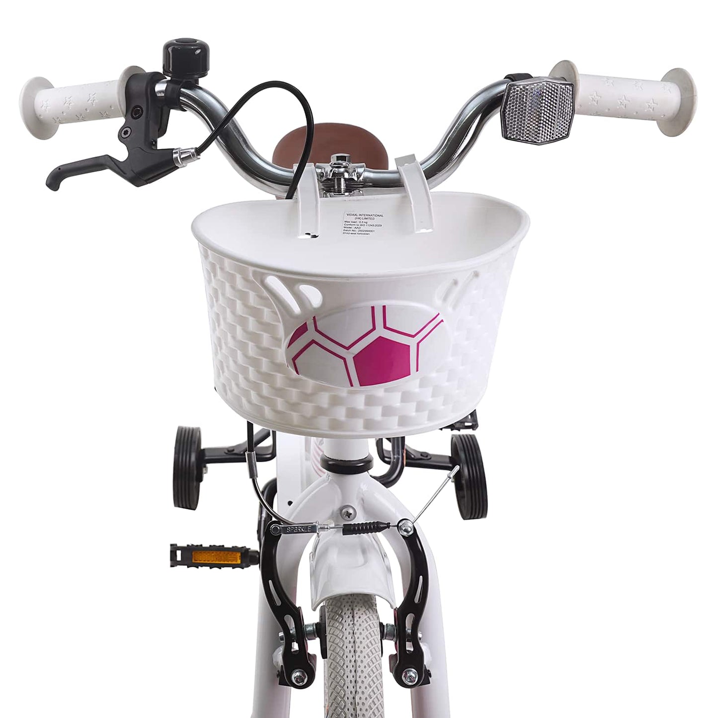 Kids Bike 16 Inches for 4-6 Years Old White