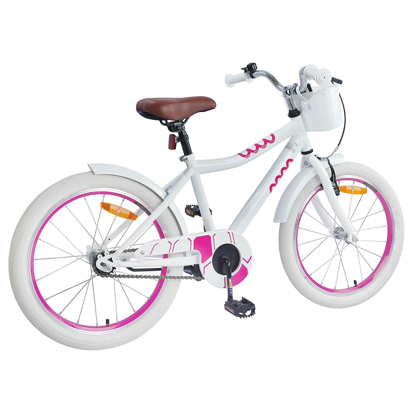 Kids Bike 20 Inches for 6-11 Years Old White