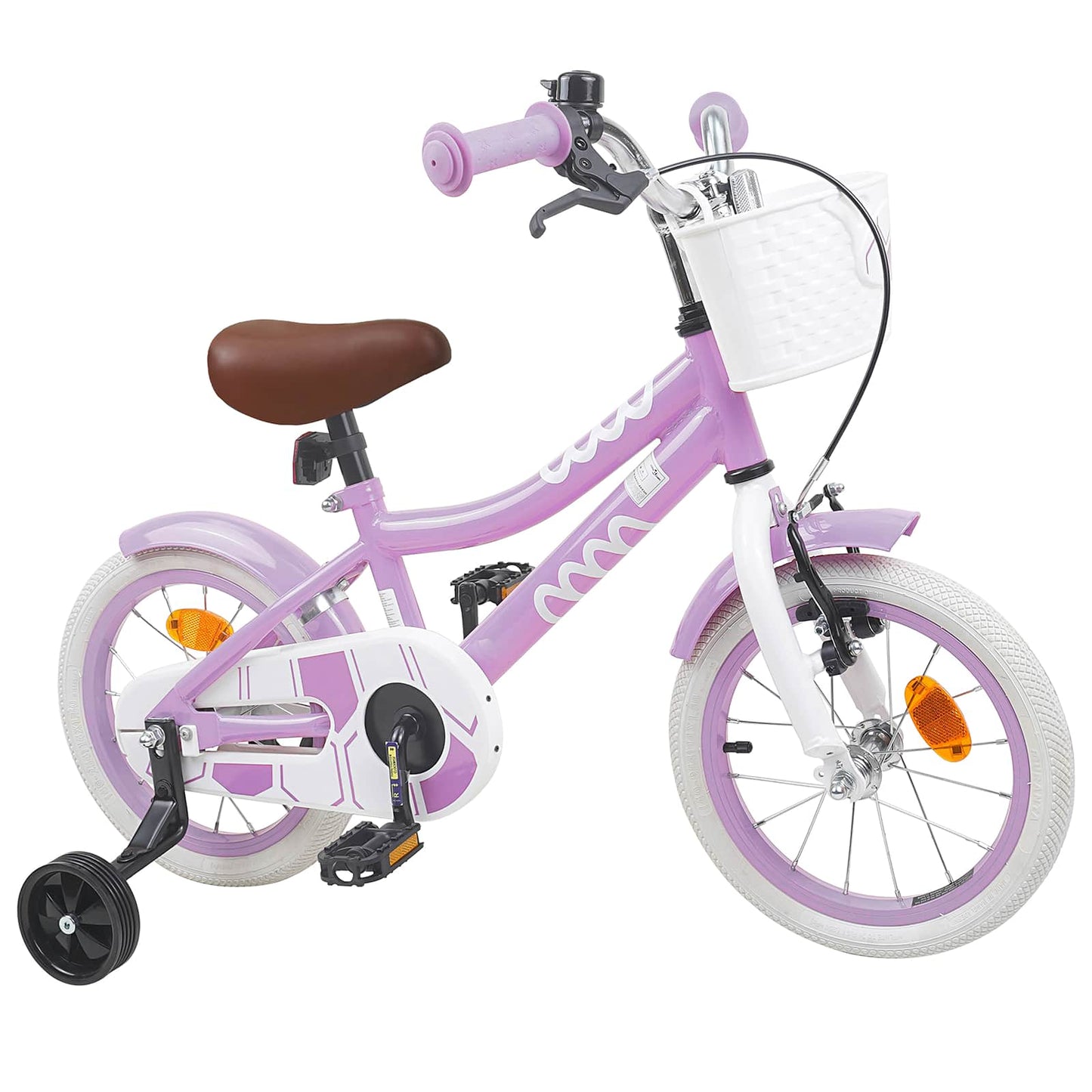 Kids Bike 14 Inches for 3-5 Years Old Purple