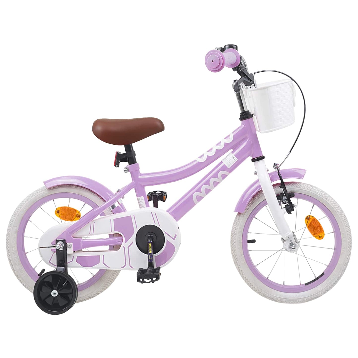 Kids Bike 14 Inches for 3-5 Years Old Purple