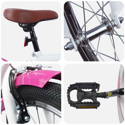 Kids Bike 20 Inches for 6-11 Years Old Pink