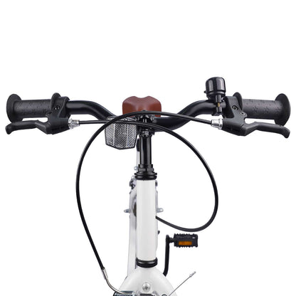 Kids Bike 18 Inches for 5-7 Years Old white