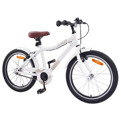 Kids Bike 18 Inches for 5-7 Years Old white
