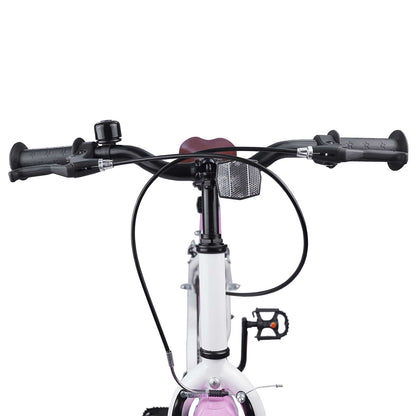 Kids Bike 18 Inches for 5-7 Years Old Light Pink