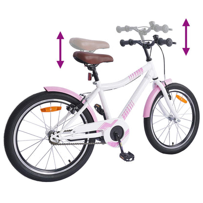 Kids Bike 18 Inches for 5-7 Years Old Light Pink