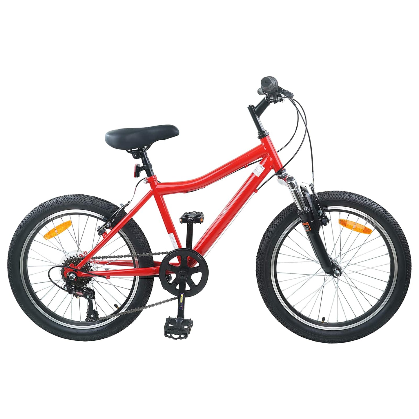 Kids Bike 20 Inches 6-Speed for 6-11 Years Old Red