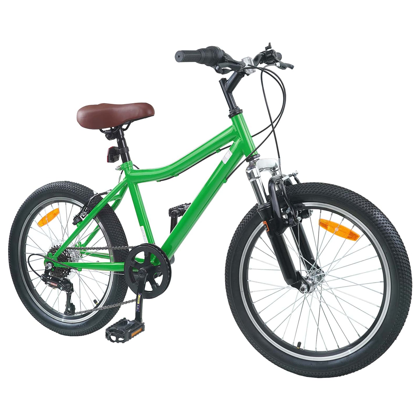 Kids Bike 20 Inches 6-Speed for 6-11 Years Old Green