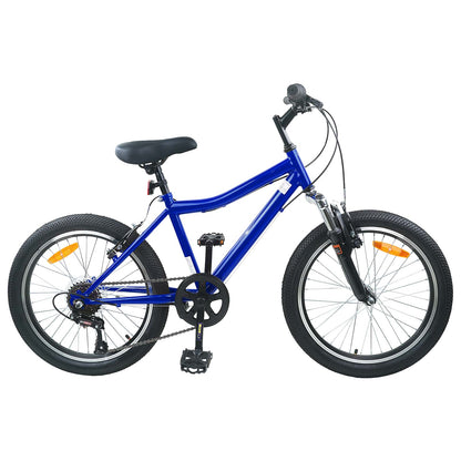 Kids Bike 20 Inches 6-Speed for 6-11 Years Old Dark Blue