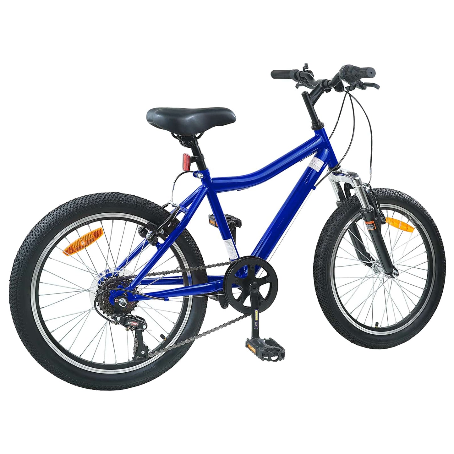 Kids Bike 24 Inches 6-Speed for 8-12 Years Old Dark Blue