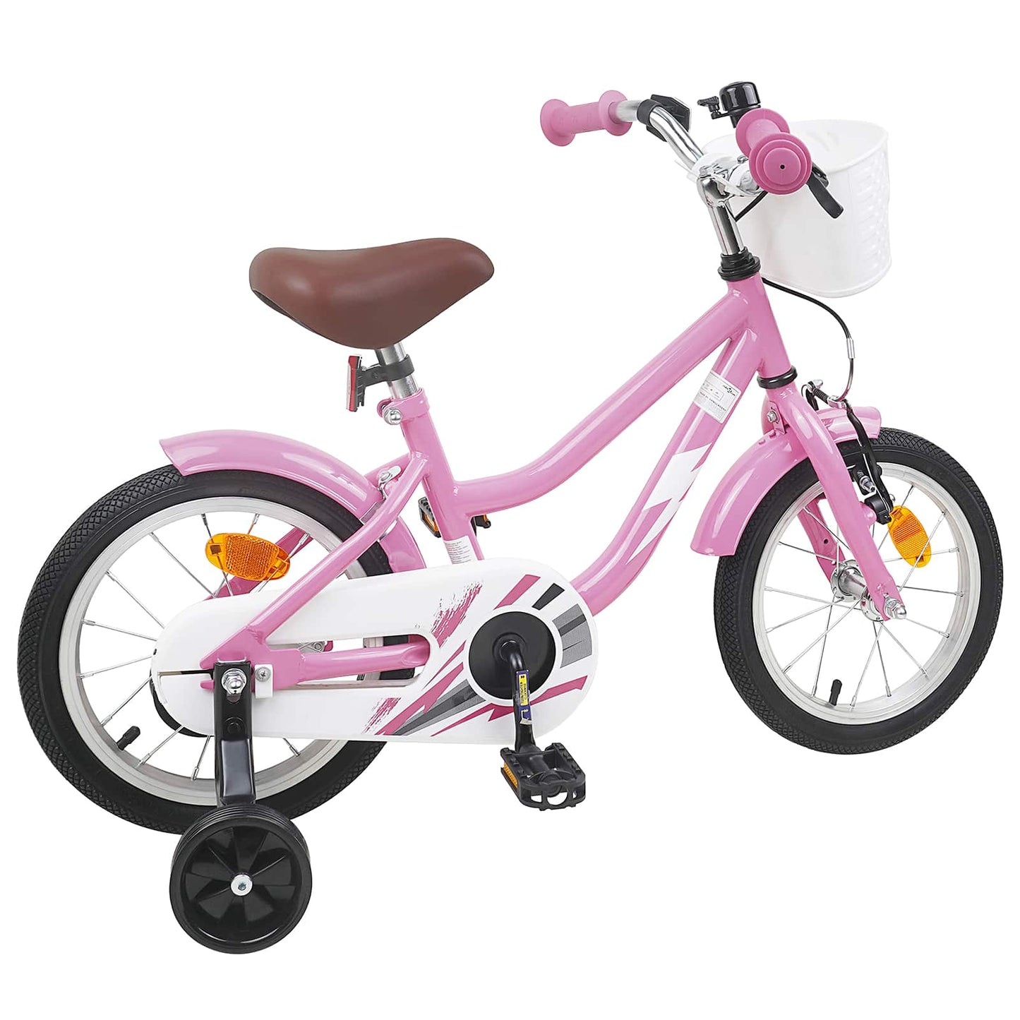 Kids Bike 16 Inches for 4-6 Years Old Light Pink