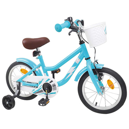Kids Bike 14 Inches for 3-5 Years Old Light Blue