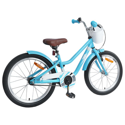 Kids Bike 18 Inches for 5-7 Years Old Light Blue