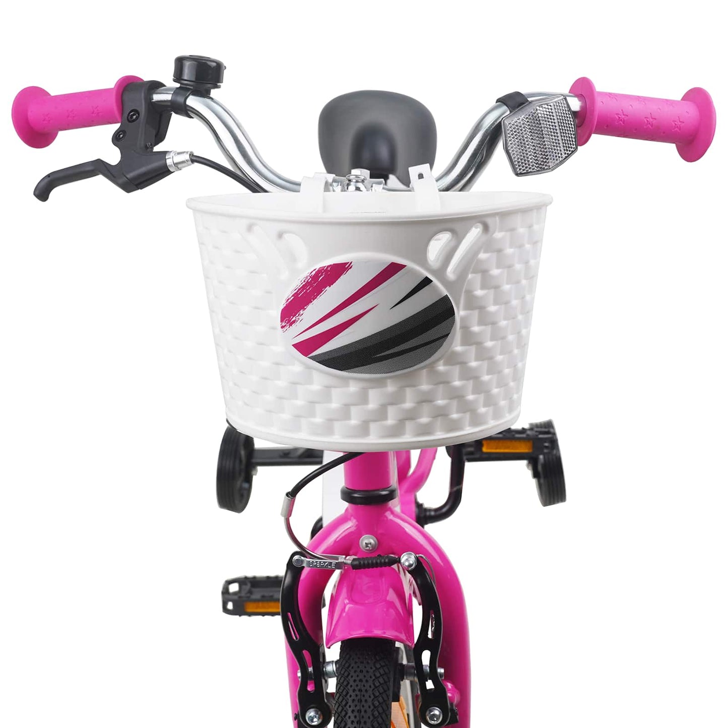 Kids Bike 12 Inches for 2-4 Years Old Dark Pink