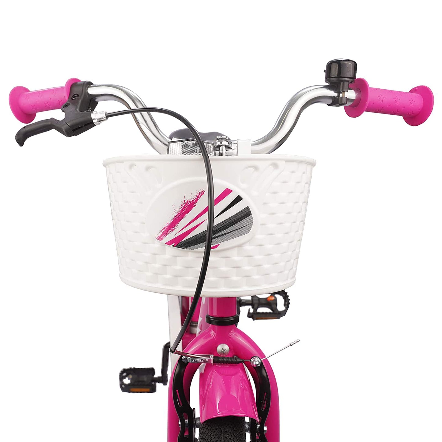 Kids Bike 18 Inches for 5-7 Years Old Dark Pink