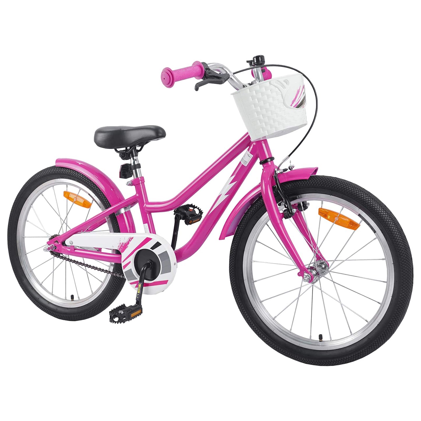 Kids Bike 18 Inches for 5-7 Years Old Dark Pink