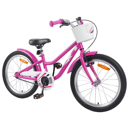 Kids Bike 18 Inches for 5-7 Years Old Dark Pink