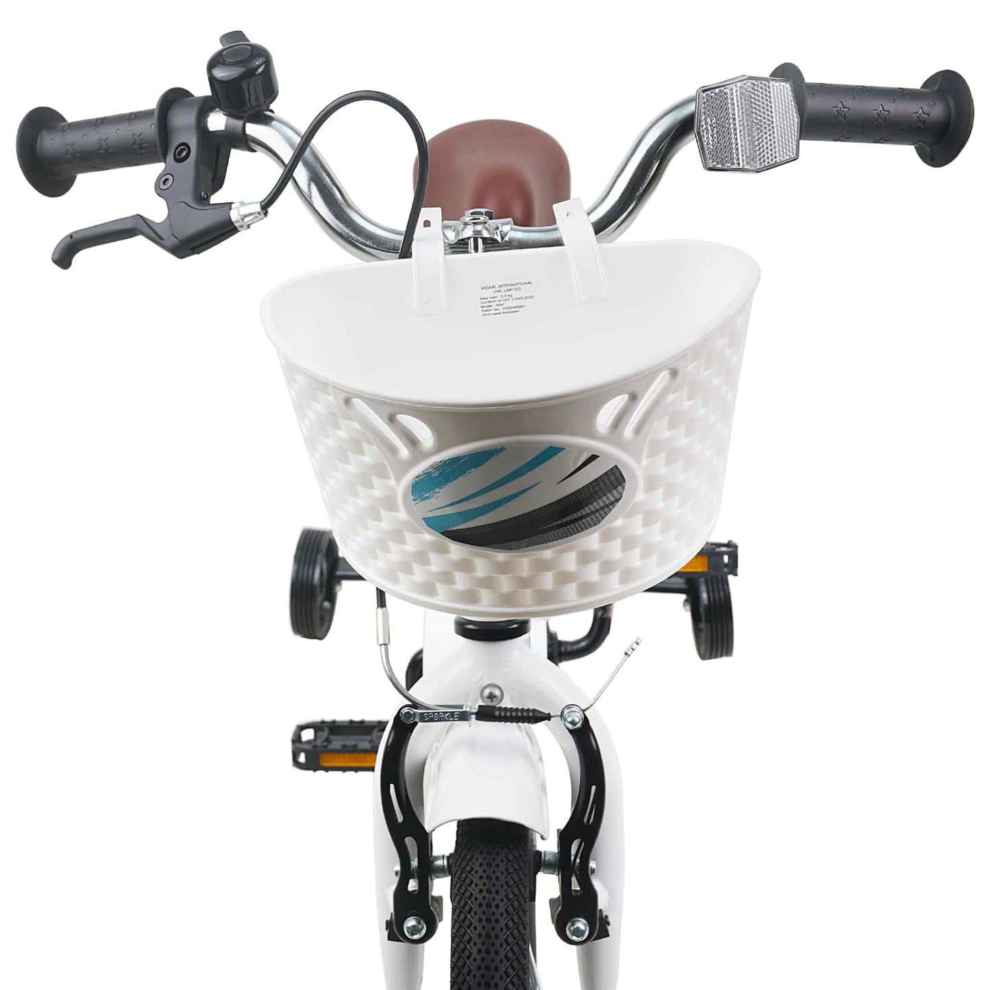 Kids Bike 12 Inches for 2-4 Years Old White