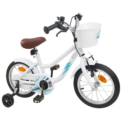 Kids Bike 12 Inches for 2-4 Years Old White