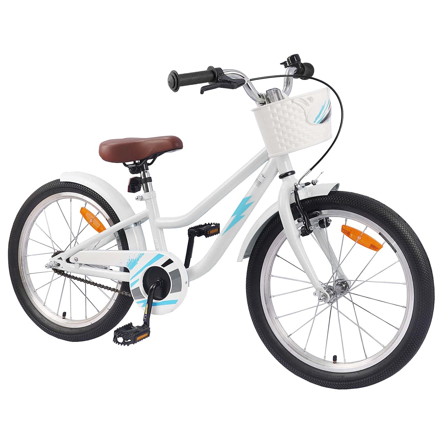 Kids Bike 20 Inches for 6-11 Years Old White
