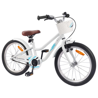 Kids Bike 20 Inches for 6-11 Years Old White