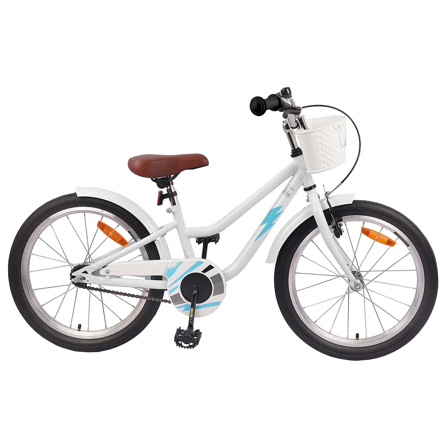 Kids Bike 20 Inches for 6-11 Years Old White