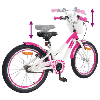 Kids Bike 18 Inches for 5-7 Years Old Pink