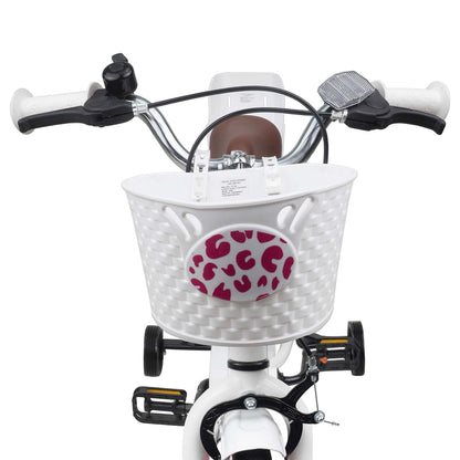 Kids Bike 14 Inches for 3-5 Years Old White