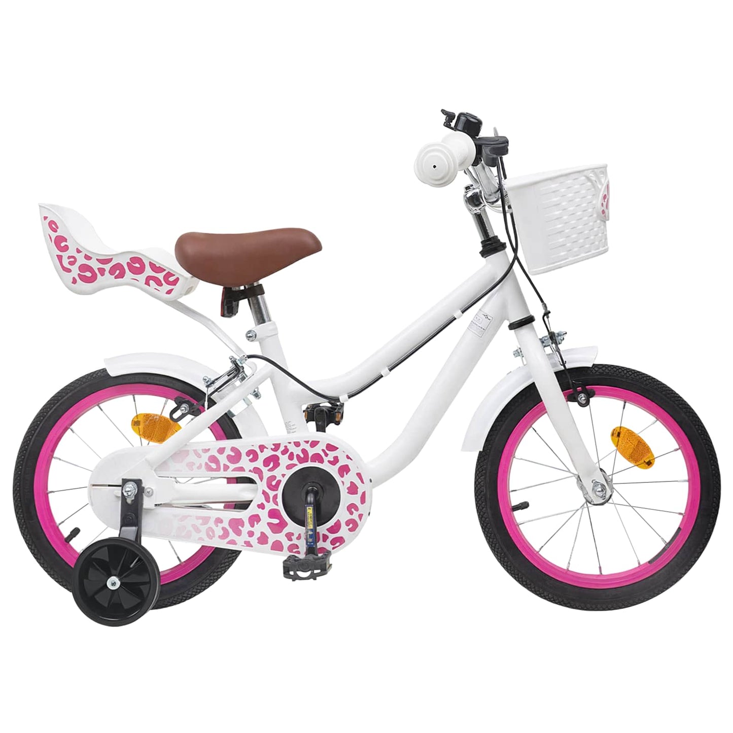 Kids Bike 14 Inches for 3-5 Years Old White