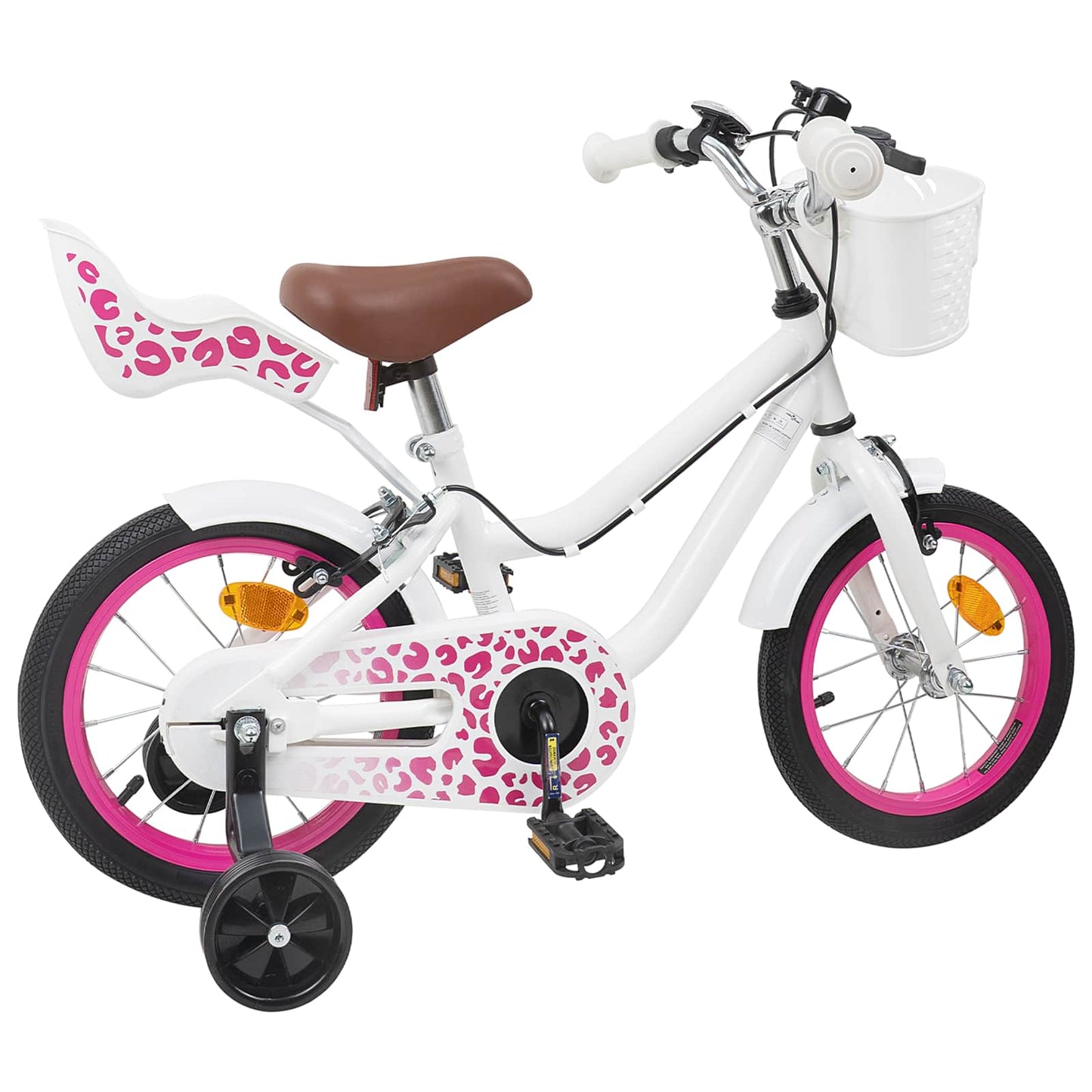 Kids Bike 16 Inches for 4-6 Years Old White