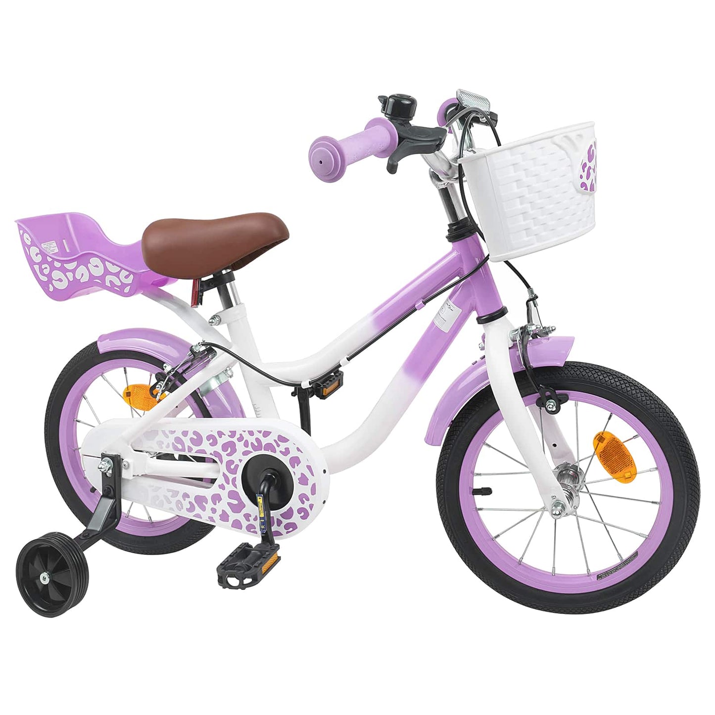 Kids Bike 14 Inches for 3-5 Years Old Purple