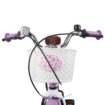 Kids Bike 18 Inches for 5-7 Years Old Purple