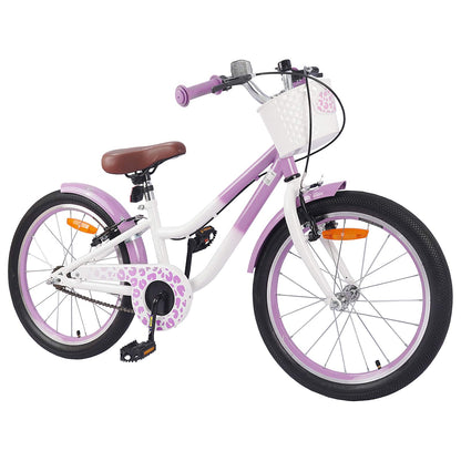 Kids Bike 18 Inches for 5-7 Years Old Purple