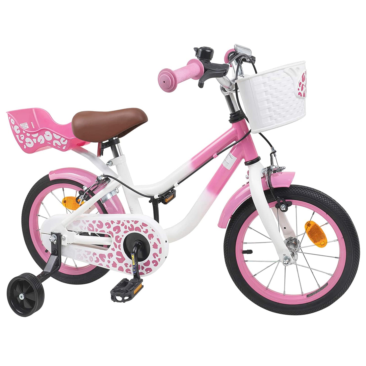 Kids Bike 12 Inches for 2-4 Years Old Light Pink