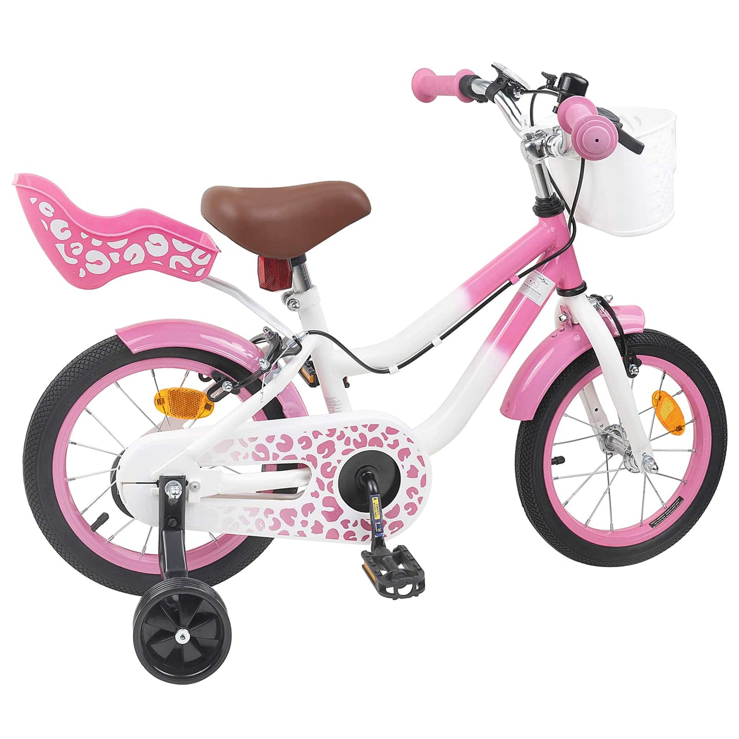 Kids Bike 12 Inches for 2-4 Years Old Light Pink