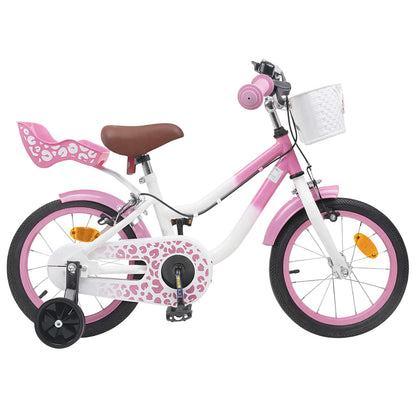 Kids Bike 12 Inches for 2-4 Years Old Light Pink