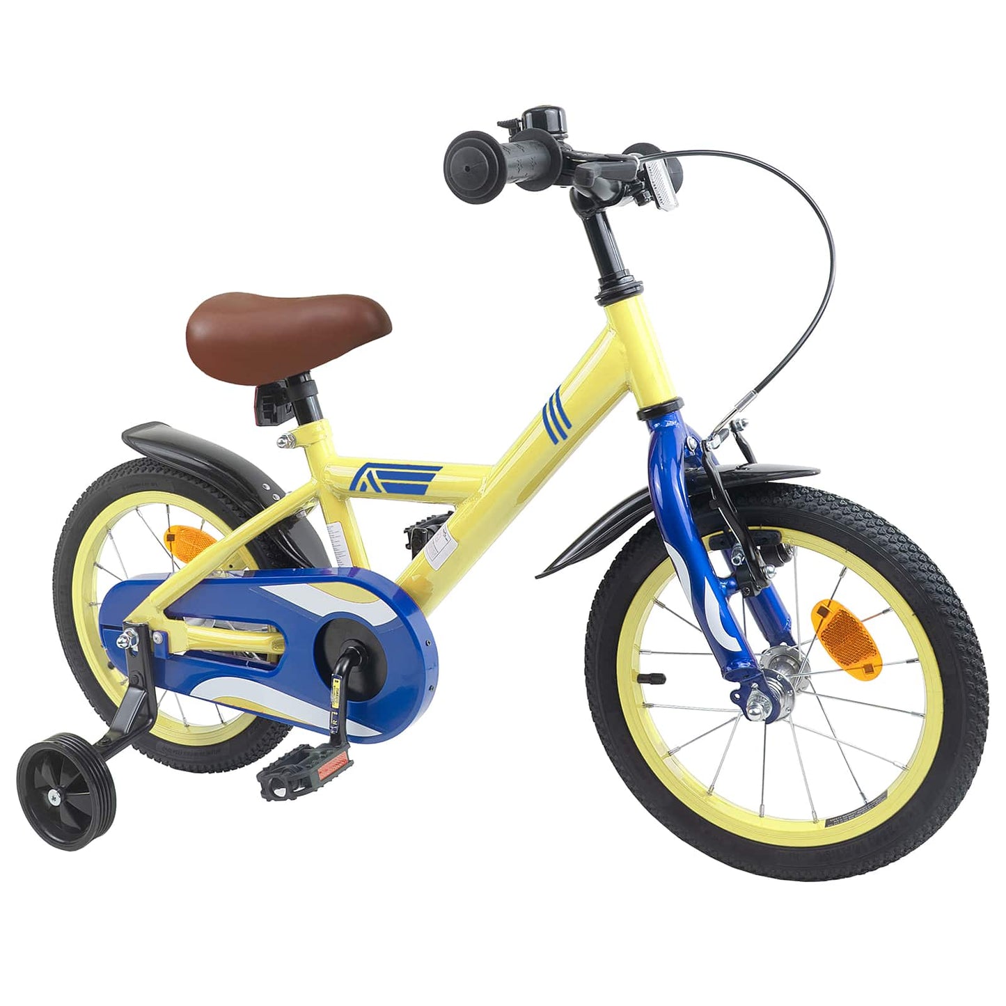 Kids Bike 12 Inches for 2-4 Years Old Yellow