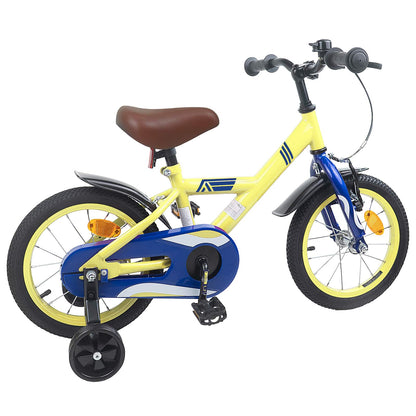 Kids Bike 12 Inches for 2-4 Years Old Yellow