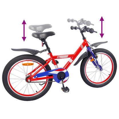 Kids Bike 18 Inches for 5-7 Years Old Red