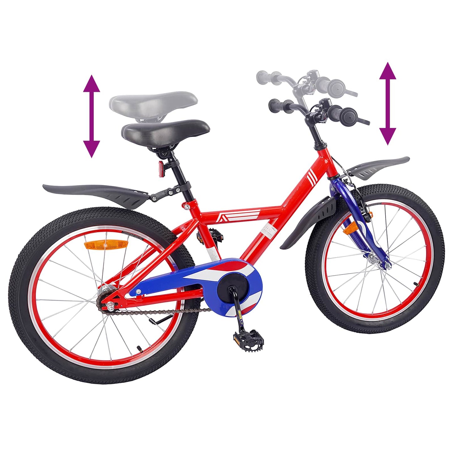 Kids Bike 20 Inches for 6-11 Years Old Red