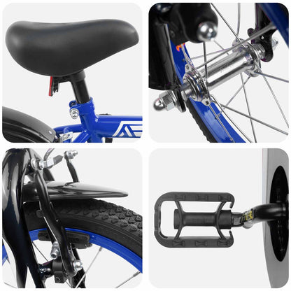 Kids Bike 16 Inches for 4-6 Years Old Dark Blue