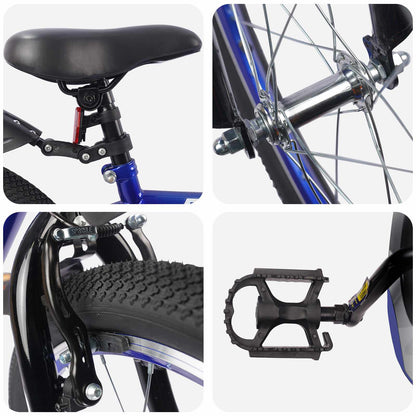 Kids Bike 18 Inches for 5-7 Years Old Dark Blue
