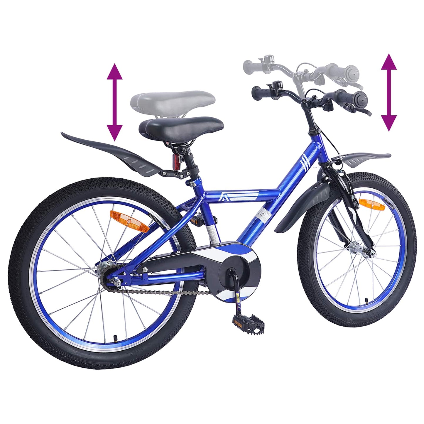Kids Bike 20 Inches for 6-11 Years Old Dark Blue