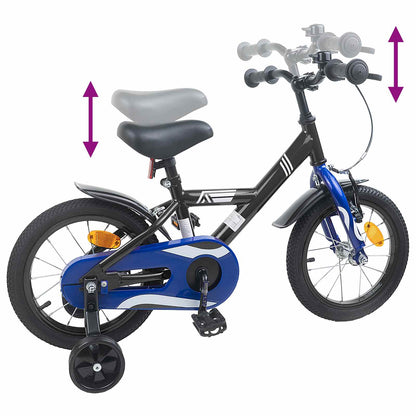 Kids Bike 12 Inches for 2-4 Years Old Black