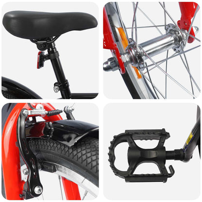 Kids Bike 18 Inches for 5-7 Years Old Black