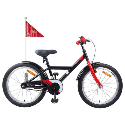 Kids Bike 18 Inches for 5-7 Years Old Black