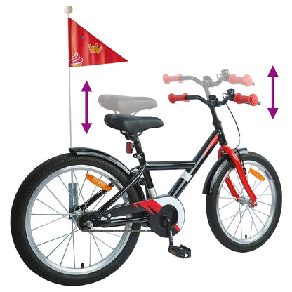 Kids Bike 20 Inches for 6-11 Years Old Black