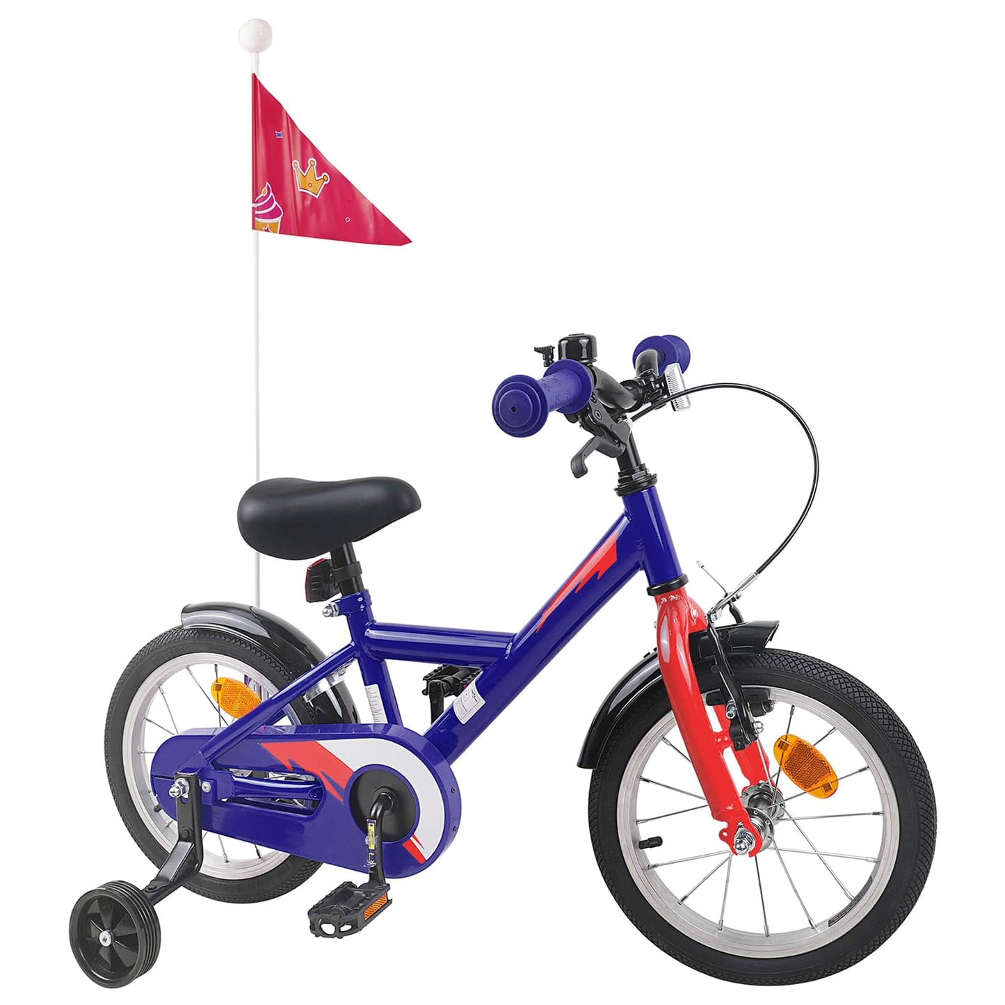 Kids Bike 12 Inches for 2-4 Years Old Dark Blue