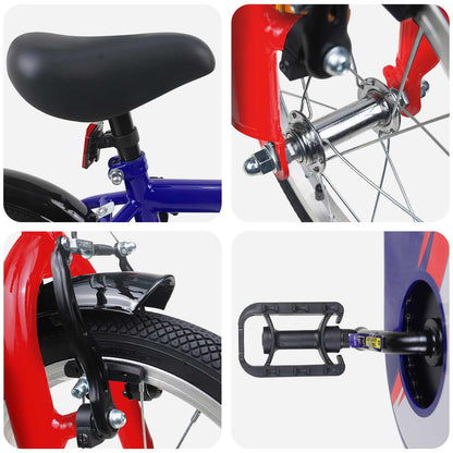 Kids Bike 16 Inches for 4-6 Years Old Dark Blue